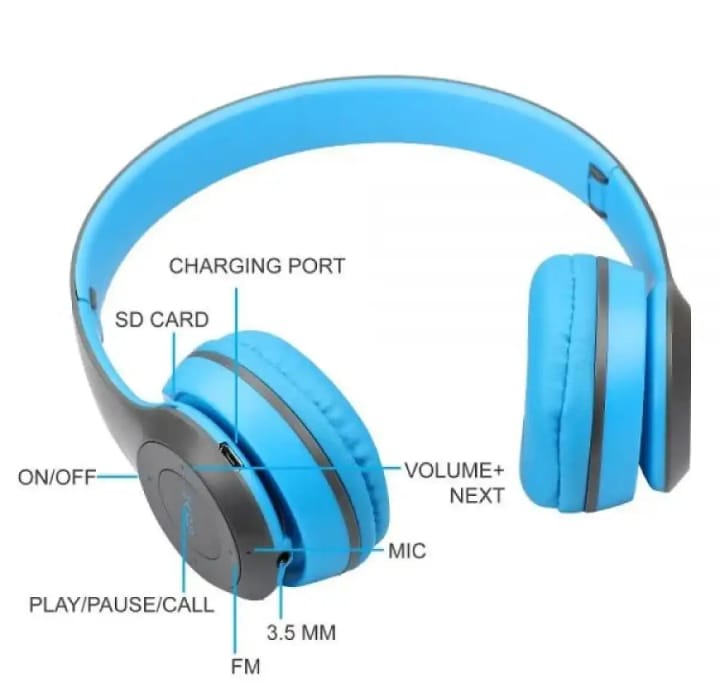 P47 Wireless Headphones (random color)