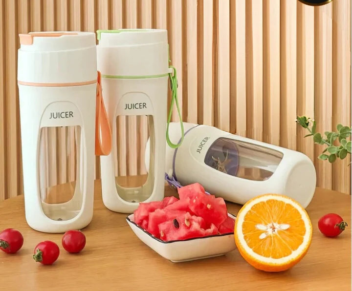 Usb Rechargeable Juicer Blender - 8 Blades - 350 Ml (random color)