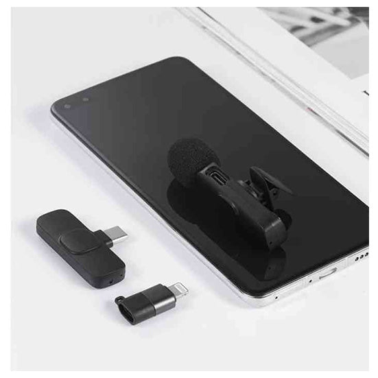 K9 Dual Microphone Mic Plug & Play Usb Type C & Wireless Microphone