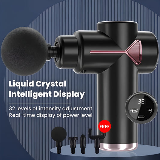 4 In 1 Multi-Function Massage Gun (random color)