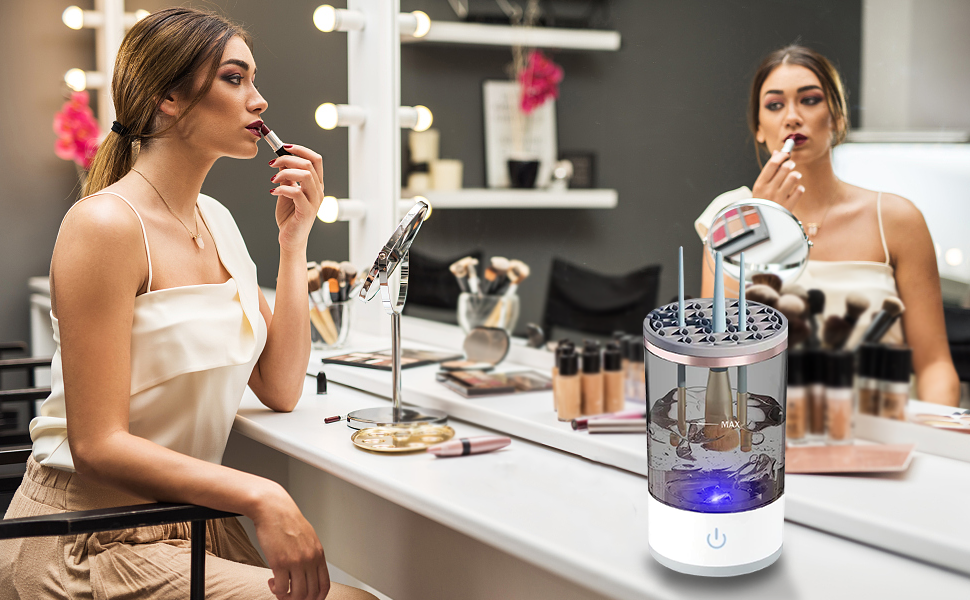 3 In 1 Electric Makeup Brush Cleaner