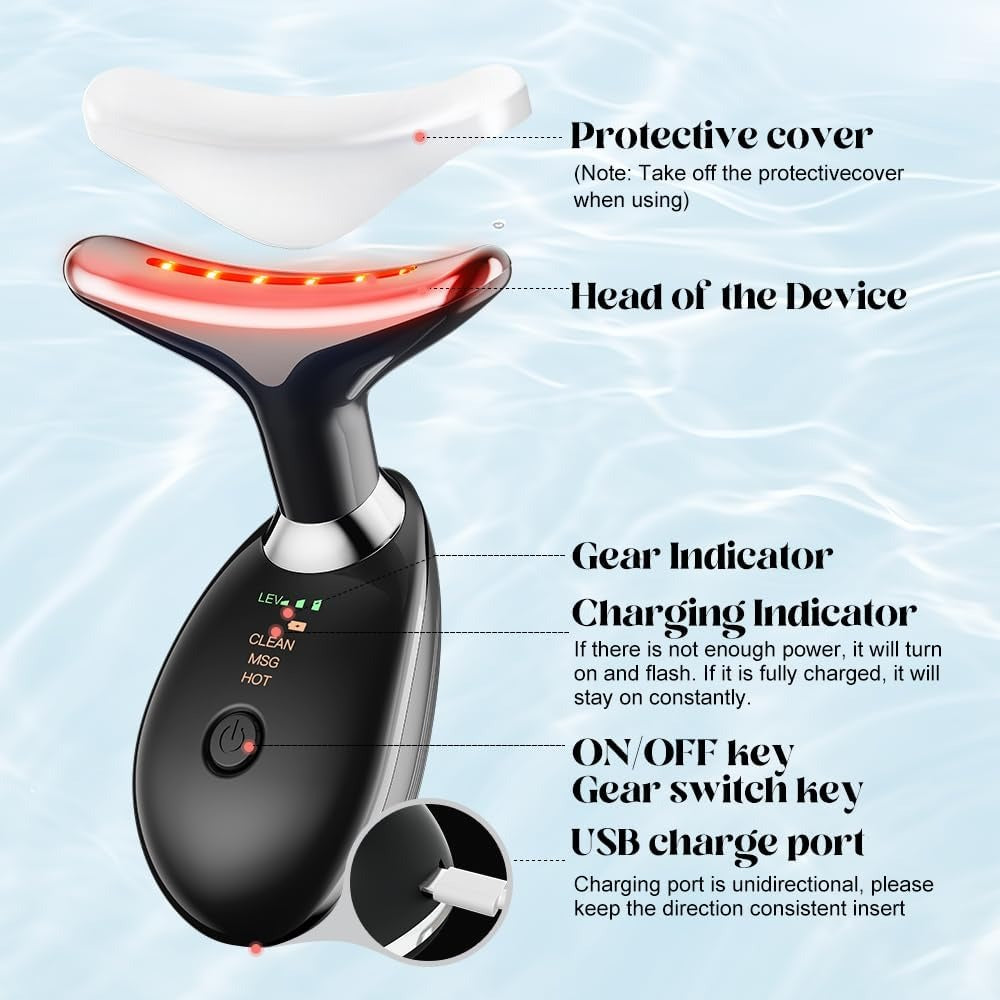 EMS Face Red Light Massager (random color)