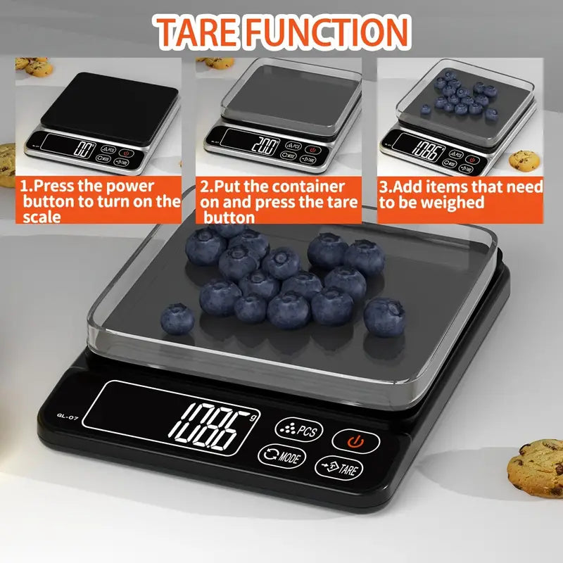 Precise Escort Digital Kitchen Scale With Lcd Display – Gl-01