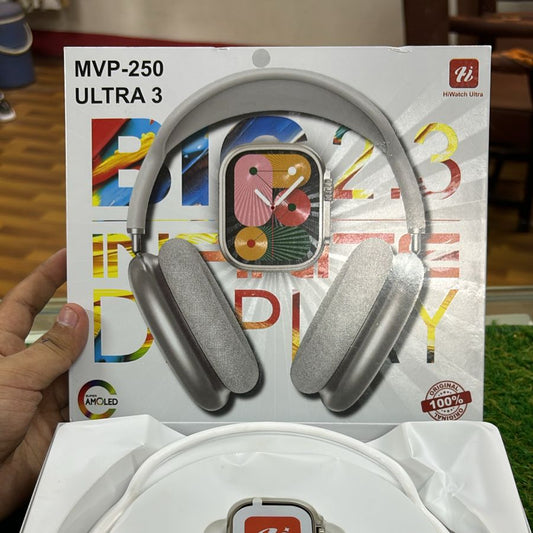 Hiwatch Ultra Mvp-250 Smartwatch With Wireless Headphones - Ultra 3 Series
