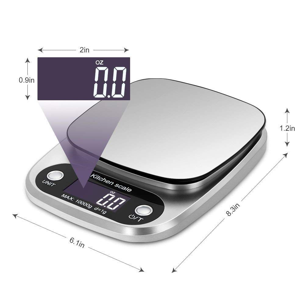 Kitchen Digital Weight Scale | 1 Gram To 10000 Gram Weight Measurement ( Plastic )