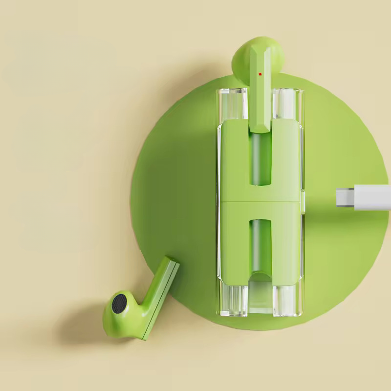 Tws Bh15 Music Wireless Bluetooth Ear Buds - Transparent (random color)