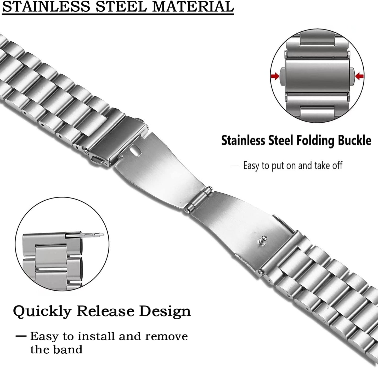 Stainless Steel Watch Band