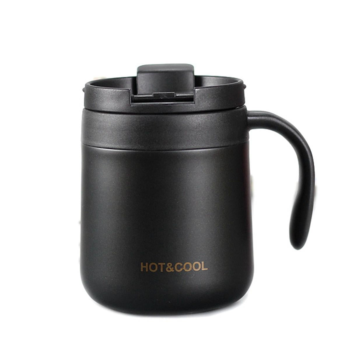 Insulated Stainless Steel Coffee Mug With Handle 850ml (random Color)
